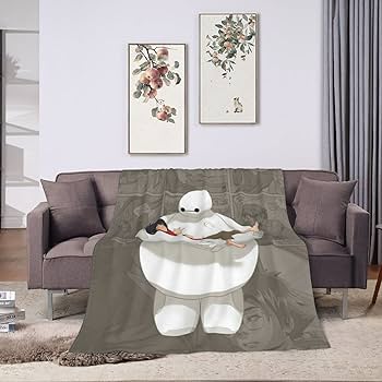 Amazon｜ブランケット ベイマックス(1) アニメ 毛布 ひざ掛け 軽量